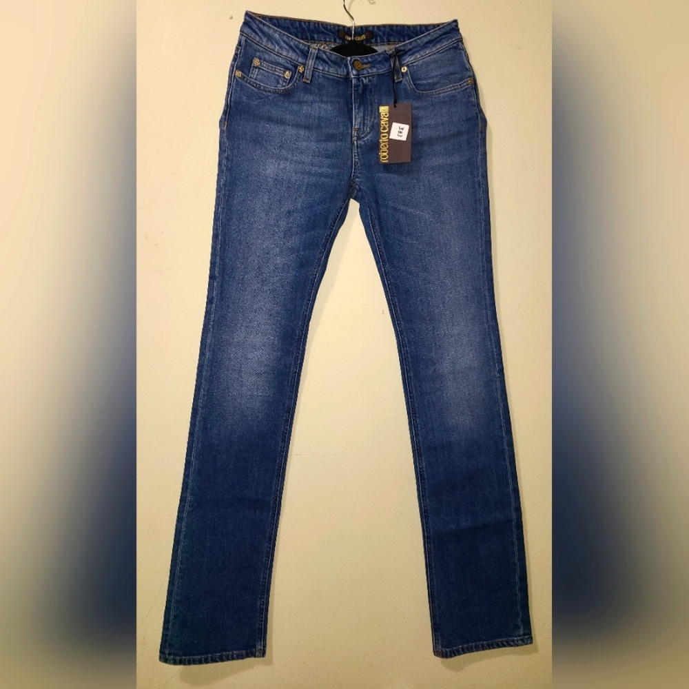 NWT Roberto cavalli womens straight cut jeans